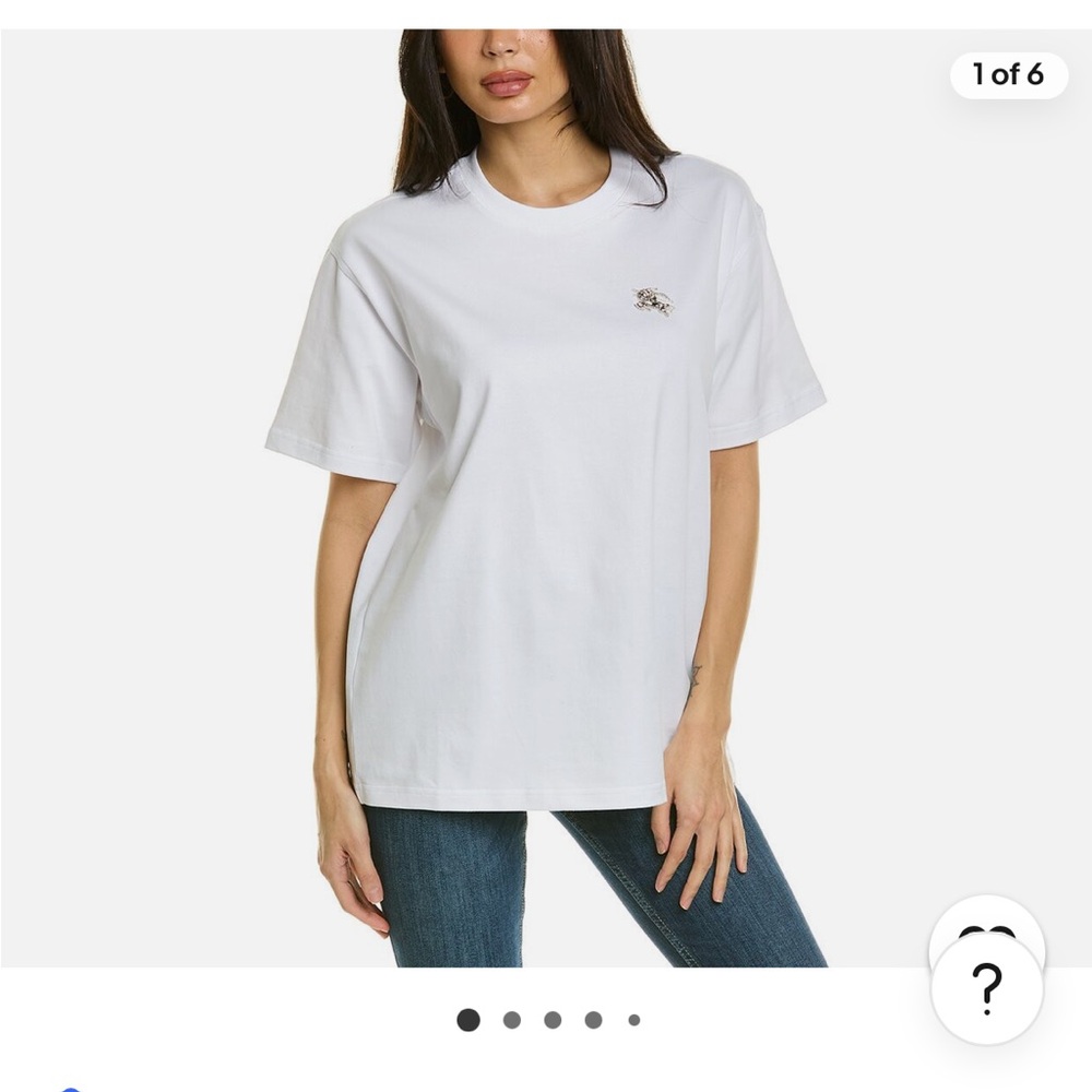 Burberry Crystal Embellished T shirt